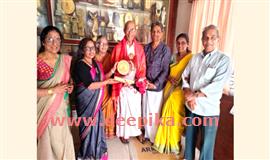 സി.​എ​ൽ. ജോ​സി​ന് ക​ലാ​ശ്രേ​ഷ്ഠ പു​ര​സ്കാ​രം സ​മ്മാ​നി​ച്ചു