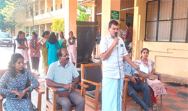‘ചൂ​ട്ട് ’ തെ​രു​വു​നാ​ട​കം അ​വ​ത​രി​പ്പി​ച്ചു