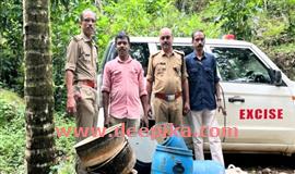 ന​മ്പി​കു​ളം മ​ല​യി​ലെ വാ​റ്റ്‌​കേ​ന്ദ്രം ത​ക​ര്‍​ത്തു