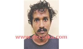 ക​ഞ്ചാ​വു​മാ​യി  യു​വാ​വ് അ​റ​സ്റ്റി​ൽ