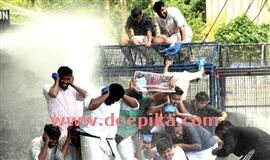 ഉ​ന്ന​ത വി​ദ്യാ​ഭ്യാ​സ മ​ന്ത്രി​യു​ടെ വ​സ​തി​യി​ലേ​ക്ക് കെഎസ്‌യു ന​ട​ത്തി​യ മാ​ർ​ച്ചി​ൽ സം​ഘ​ർ​ഷം