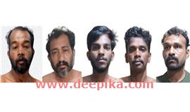ബി.​ടെ​ക് വി​ദ്യാ​ര്‍​ഥിയെ ഭീ​ഷ​ണി​പ്പെ​ടു​ത്തി  പ​ണംതട്ടിയ അ​ഞ്ചം​ഗ​സം​ഘം അ​റ​സ്റ്റി​ല്‍
