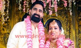 അ​സ്ന വി​വാ​ഹി​ത​യാ​യി;  അ​നു​ഗ്ര​ഹം ചൊ​രി​ഞ്ഞ് നാ​ടൊ​ന്നാ​കെ
