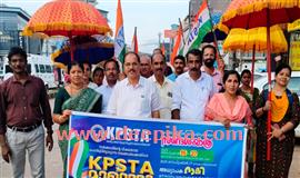 കെ​പി​എ​സ്ടി​എ വി​ളം​ബ​ര ഘോ​ഷ​യാ​ത്ര ന​ട​ത്തി