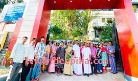 ചു​റ്റു​മ​തി​ലും ക​വാ​ട​വും ന​വീ​ക​രി​ച്ച് പ​ഴ​യ​ന്നൂ​ർ ബ്ലോ​ക്ക് പ​ഞ്ചാ​യ​ത്ത്
