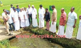 കേ​ന്ദ്ര കൃ​ഷിസം​ഘം  കു​ട്ട​നാ​ട് സ​ന്ദ​ർ​ശി​ച്ചു