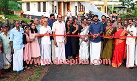 ഔ​ഷ​ധി - കു​മ്പ​ള​പ്പാ​റ റോ​ഡ് ഉ​ദ്ഘാ​ട​നം ചെ​യ്തു