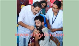 90,420 കു​ട്ടി​ക​ള്‍​ക്ക് പോ​ളി​യോ തു​ള്ളി​മ​രു​ന്ന് ന​ല്‍​കി
