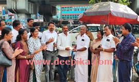 മോ​ഷ്ടാ​വ് ത​ട്ടി​യെ​ടു​ത്ത പ​ണം തി​രി​കെ​ന​ല്കി  വ്യാ​പാ​രി​ക​ളു​ടെ സാ​ന്ത്വ​നം