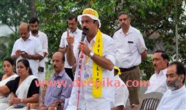 ക​ത്തോ​ലി​ക്ക കോ​ൺ​ഗ്ര​സ് അ​വ​കാ​ശ സം​ര​ക്ഷ​ണ  യാ​ത്ര​യ്ക്ക് ചു​ങ്ക​ക്കു​ന്നി​ൽ സ്വീ​ക​ര​ണം