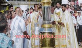 അ​ഗ​ളി ഫാ​ത്തി​മമാ​ത പള്ളിയിൽ  തി​രു​നാ​ളിന് കൊ​ടിയേറി