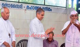 മാ​ത്യു എം. ​ക​ണ്ട​ത്തി​ൽ ഉ​പ​വാ​സ സ​മ​രം ന​ട​ത്തി