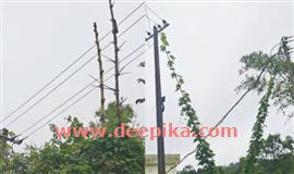 ജി​ല്ലാ ഭ​ര​ണ​സി​രാകേ​ന്ദ്ര​ത്തി​നു മു​ന്നി​ലും കെ​എ​സ്ഇ​ബി​യു​ടെ അ​നാ​സ്ഥ