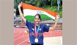 രാ​ജ്യാ​ന്ത​ര മ​ത്സ​ര​ത്തി​ൽ തു​ട​ര്‍​ച്ച​യാ​യി ഇ​ര​ട്ട സ്വ​ര്‍​ണ​മെ​ഡ​ല്‍