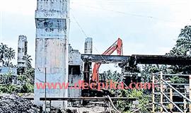 ഇഴഞ്ഞിഴഞ്ഞ് തൃക്കുന്നപ്പുഴ പാലം നിര്‍മാണം