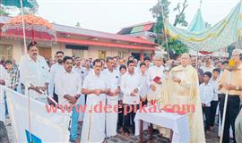 എ​ട​ത്തി​രു​ത്തി പള്ളിയിൽ ഊ​ട്ടുതി​രു​നാ​ളി​ന് കൊ​ടി​യേ​റി