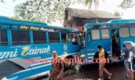 പ​ഴ​യ​ങ്ങാ​ടി​യി​ൽ ബ​സു​ക​ൾ  കൂ​ട്ടി​യി​ടി​ച്ച് 38 പേർക്ക് പ​രി​ക്ക്