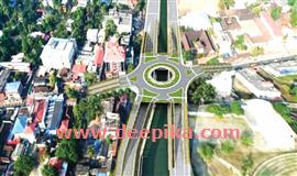 മു​ഖഛാ​യ മാ​റ്റി ജി​ല്ലാ​ക്കോ​ട​തി​പ്പാ​ലം:  പൈ​ലു​ക​ളു​ടെ നി​ർ​മാ​ണം പു​രോ​ഗ​മി​ക്കു​ന്നു