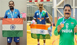 വേ​ള്‍​ഡ് മാ​സ്റ്റേ​ഴ്സ് ഹാ​ന്‍​ഡ്ബാ​ള്‍:   വെ​ങ്ക​ല മെ​ഡ​ല്‍ നേ​ടി കോ​ട​ഞ്ചേ​രി സ്വ​ദേ​ശി​ക​ള്‍