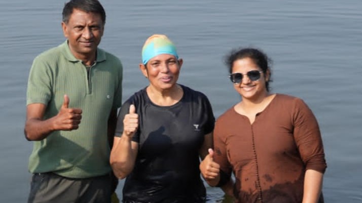 63 -ാം വ യ സ ൽ ച രി ത്രം സൃ ഷ്ടി ച്ചു; വേ മ്പ നാ ട്ട് കാ യ ൽ നീ ന്തി ക ...