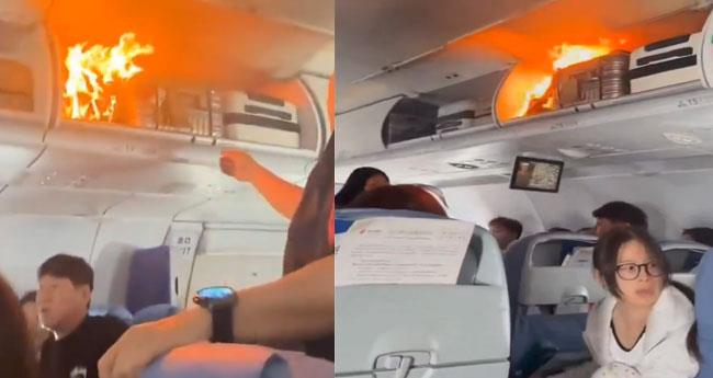 പറക്കും മുമ്പേ ഭീതി: ക്യാബിൻ ബാഗിലെ ബാറ്ററിക്ക് തീ; എയർ ചൈന വിമാനം, ഷാങ്ഹായിൽ അടിയന്തര ലാൻഡിംഗ്  നടത്തി